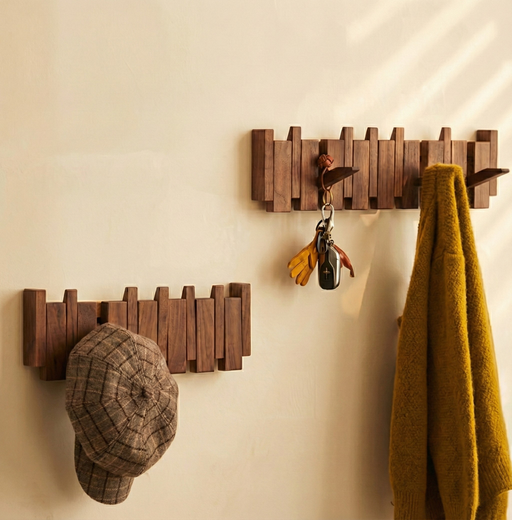 Handmade Wooden Coat Rack